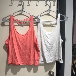 Pink workout tops